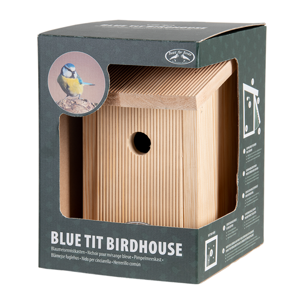Blue tit nest box