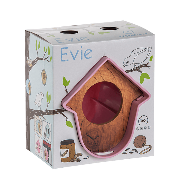 SingingFriend - Peanut butter jar holder Evie - pink