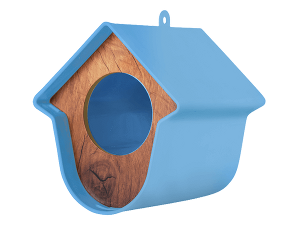 SingingFriend - Peanut butter jar holder Evie - blue
