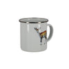 Emaille mok aquarel bosdier – design 4, aanzicht 9