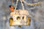 Birch bird feeder 