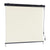 Beige vertical sunshade with crank