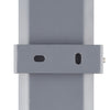 Beige vertical sunshade with crank