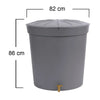 Lanzarote barrel 300 ltr anthracite K 