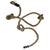 Climbing rope with 3 knots 2 meters 