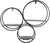 Metal Wall Rack Round Metal