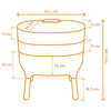 Worm Composter Anthracite 