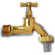 Brass tap 1/2"