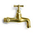 Brass tap 1/2" smooth spout 