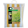 Balcony cloth yellow/white 25mx90cm