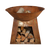 Fire bowl with wood storage S