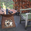 Fire bowl with wood storage S