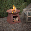 Fire bowl with wood storage S