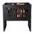 Rectangular fire basket with deer