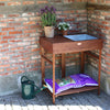 FSC Hardwood potting table