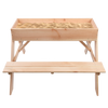 2 in 1 picknicktafel met zandbak