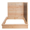 Corner sandbox