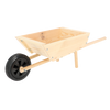 Wooden wheelbarrow