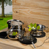 Mud kitchen cooking set
