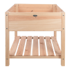 Blank houten kweektafel XL