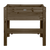 Bruin houten kweektafel met L voet S