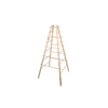 Pflanzenstütze in Pyramidenform aus Holz