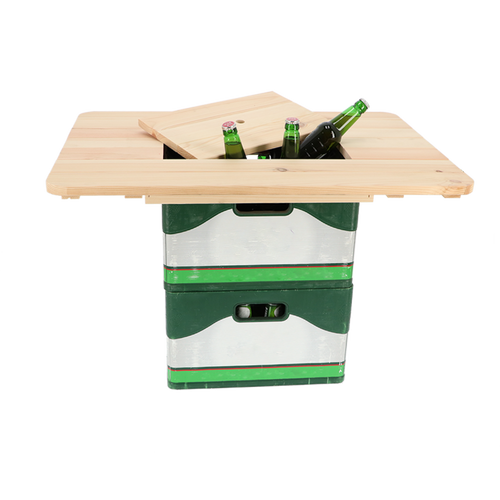 Esschert Design - Bierkrat tafel blank