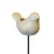 Porcelain bird feeder w/stand