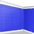 Balkondoek blauw 300x90cm