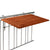 Balcony table Bamboo 50x100 CM