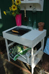 Potting table white
