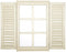 Esschert design - Spiegel raam met luiken