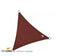 Schaduwdoek terracotta driehoek 3,6x3,6x3,6m