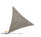 Schaduwdoek antraciet driehoek 3,6x3,6x3,6m