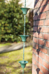 Rain chain green