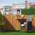 Balkonscherm kunststof teak 300x90cm