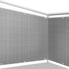 Balkondoek grijs 500x90cm