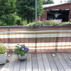 Balkondoek bruin/beige 300x90cm