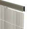Balkonscherm kunststof grijs 300x90cm
