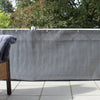 Balkondoek kunststof zilver antraciet 300x90cm