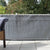 Balkondoek kunststof zilver antraciet 300x90cm