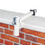 Sonnenschirmhalter Wand Typ M weiß Durchm. 3,5cm