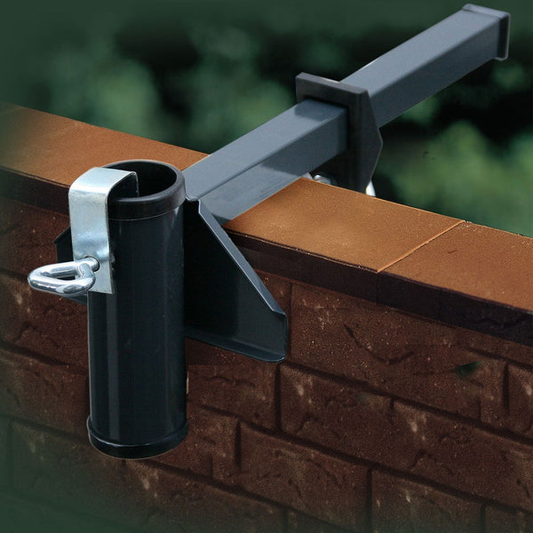 Parasolhouder wand type M antraciet diam. 2,5cm