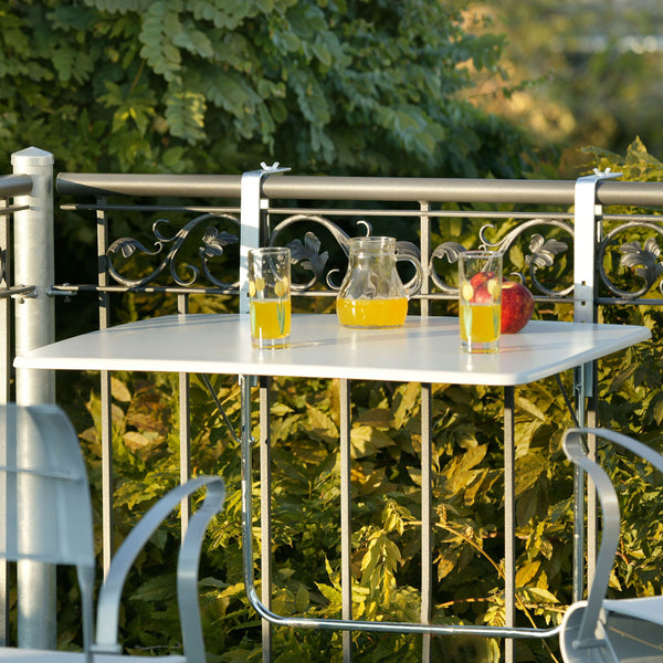 Balcony table white
