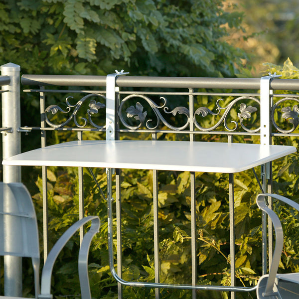 Balcony table white